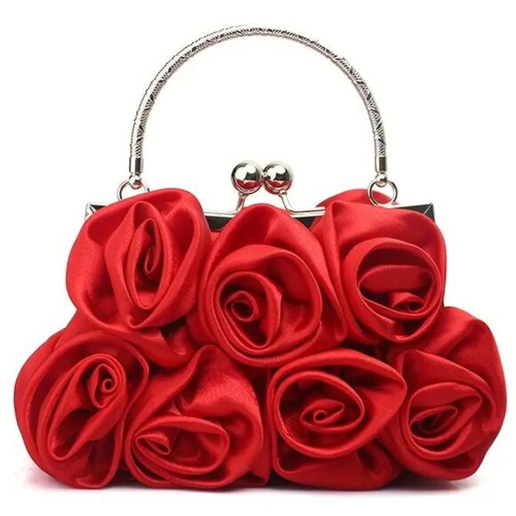 Handbags - RED ROSES EVENING BAG